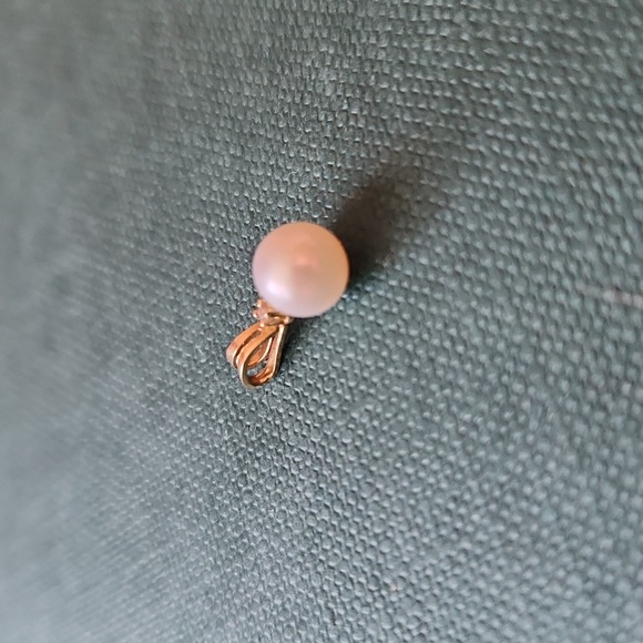 Pearl and diamant pendant - Picture 2 of 5